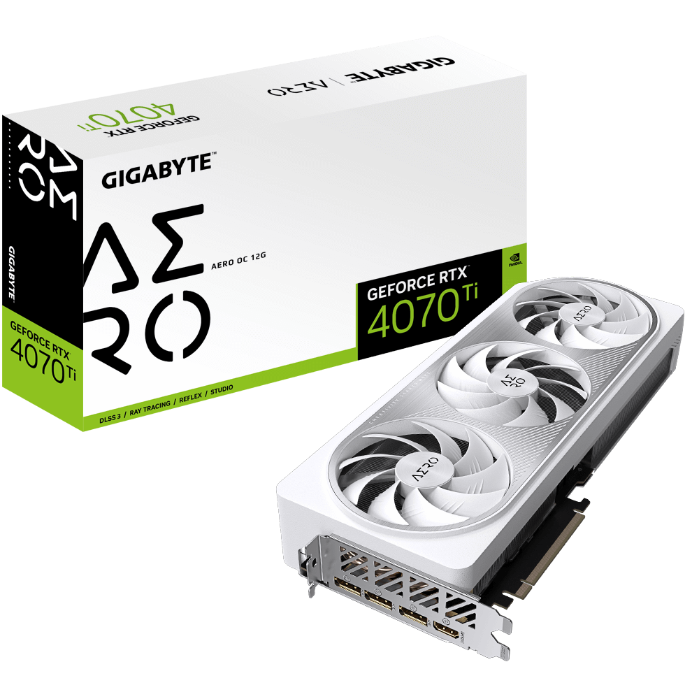 Tarjeta Grafica Gigabyte GeForce RTX 4070 Ti Aero OC 12G